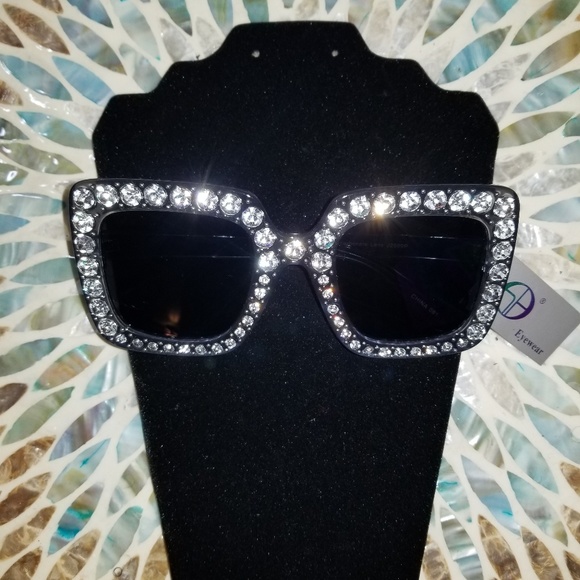 Accessories - DIAMOND STUDDED "ELTON" SUNGLASSES